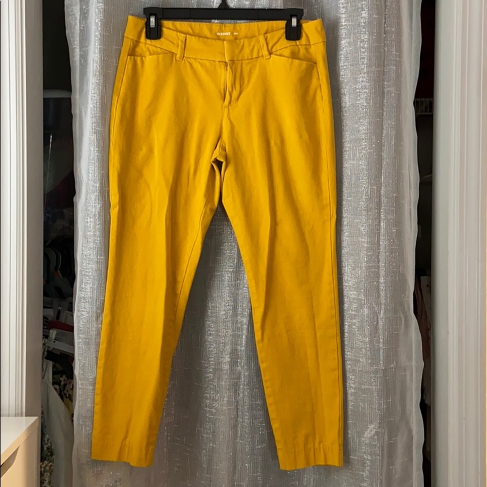 Mustard yellow Old Navy pants